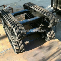 Excavator steel Rubber crawler track chassis undercarriage with hydraulic motor DC 24V 48V DC SERVO MOTOR